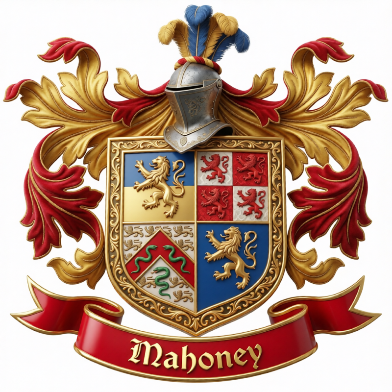 Mahoney Family Crest - 1
