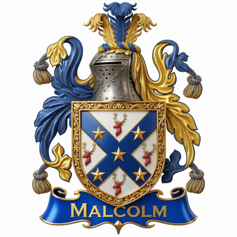 Malcolm Family Crest - 1

