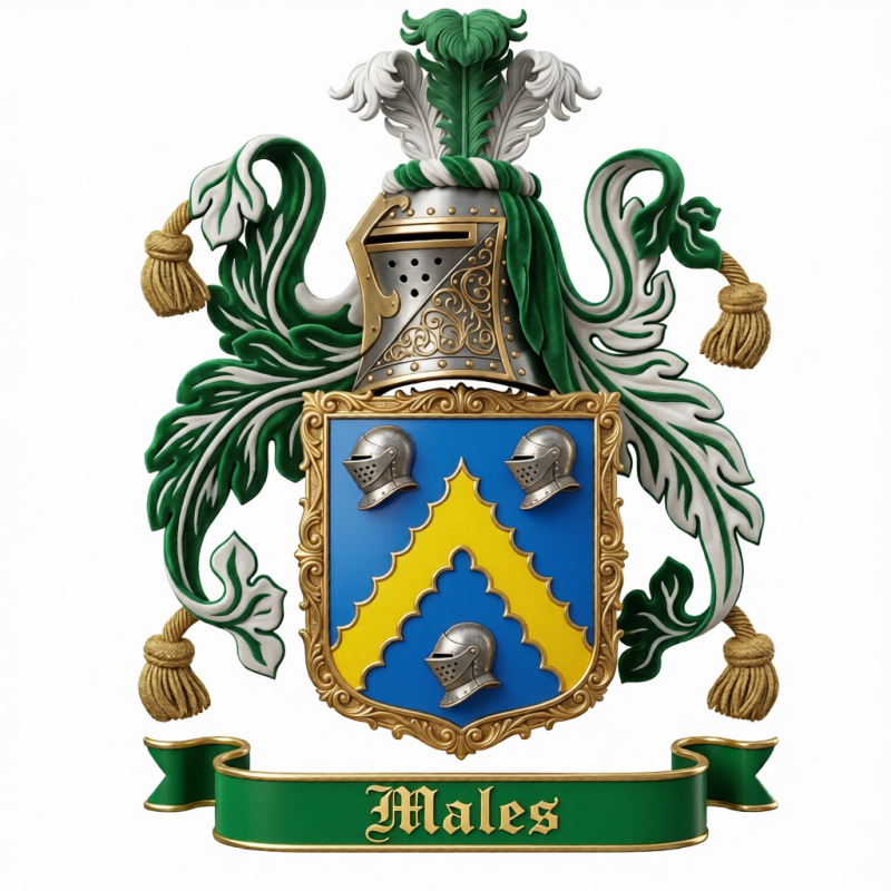 Males Family Crest - 2
