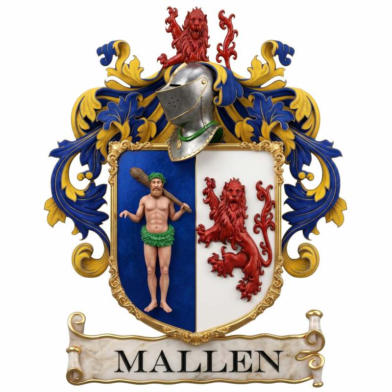 Mallen Family Crest - 1
