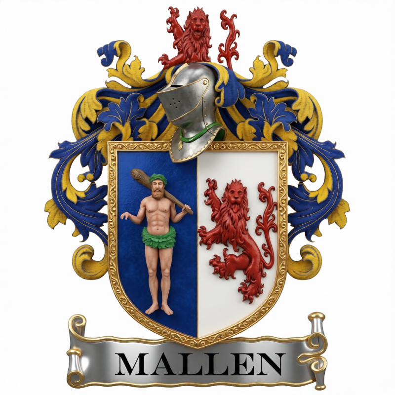 Mallen Family Crest - 2
