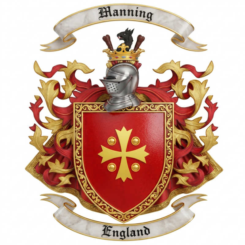 Manning Family Crest - 1
