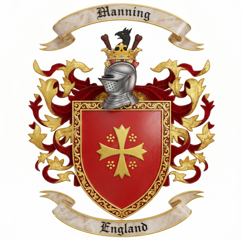 Manning Family Crest - 2

