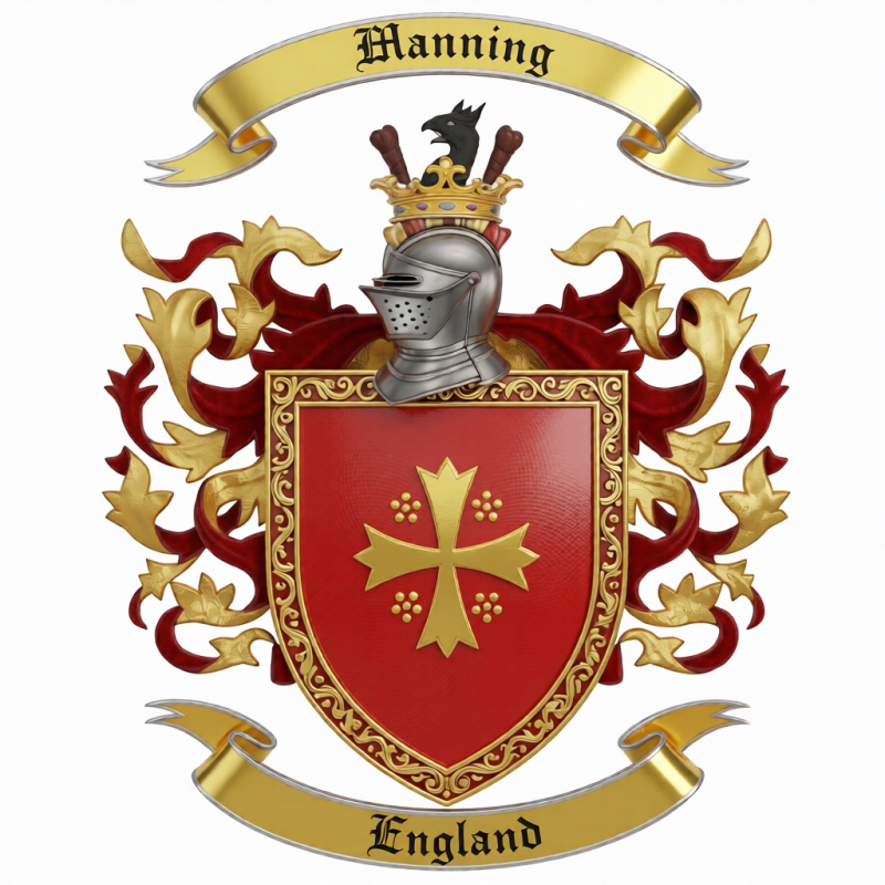 Manning Family Crest - 3
