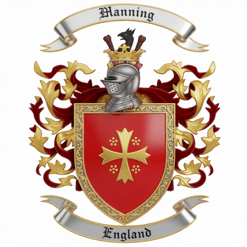 Manning Family Crest - 4
