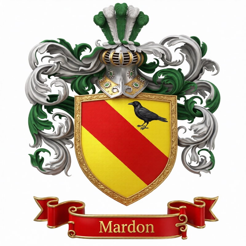 Mardon Family Crest - 3
