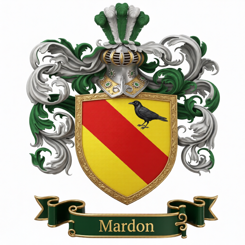 Mardon Family Crest - 4
