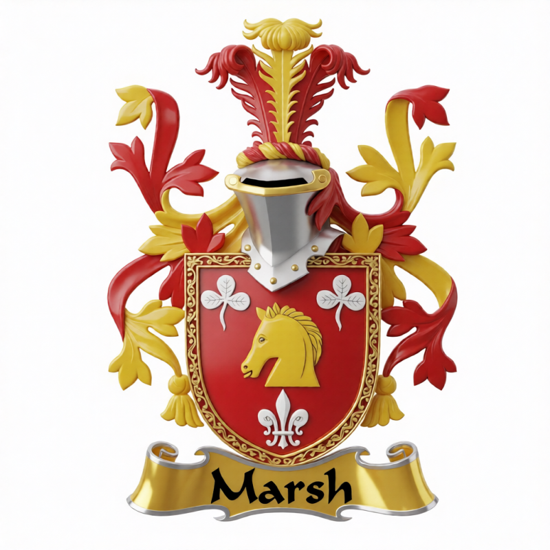 Marsh Family Crest - 2
