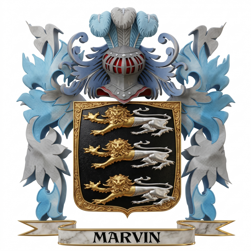 Marvin Family Crest
