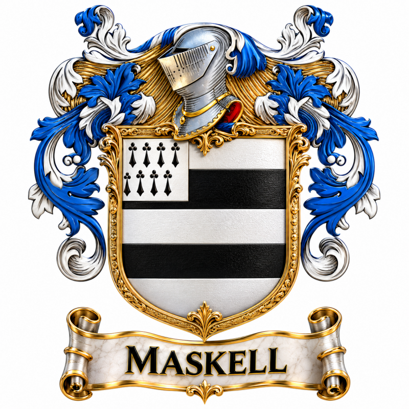Maskell Family Crest - 2
