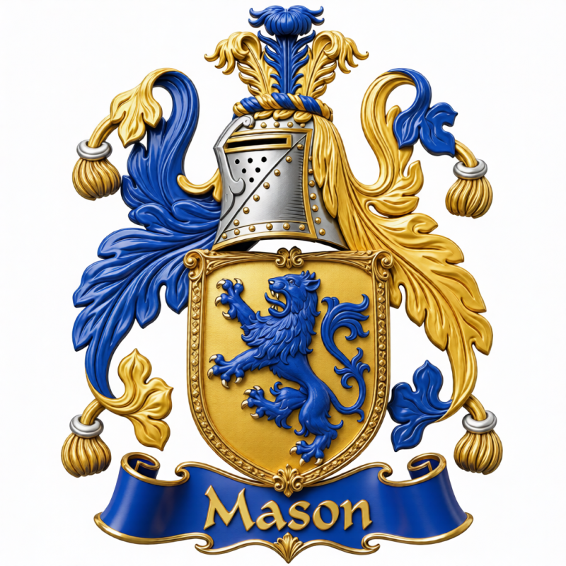 Mason Family Crest - 1
