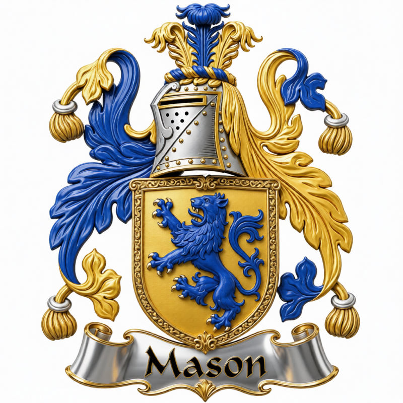 Mason Family Crest - 3
