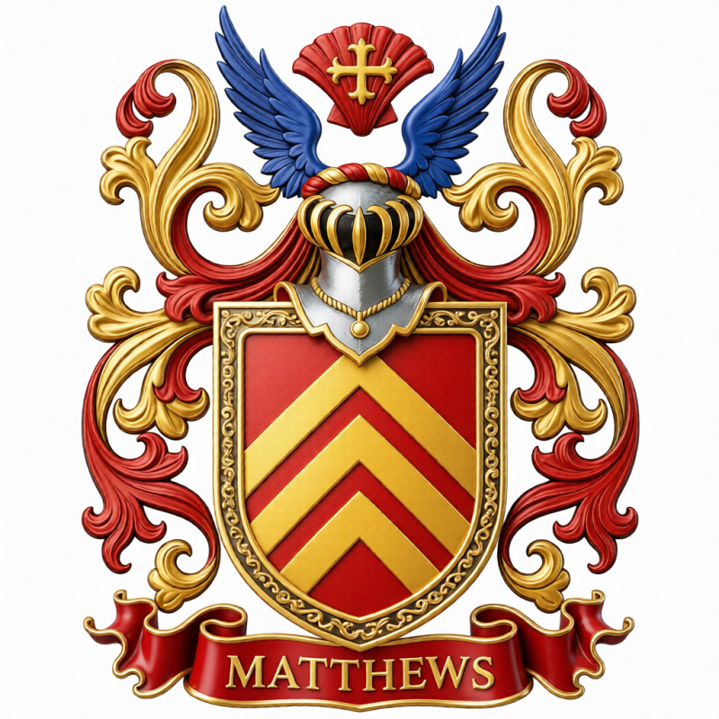 Matthews Family Crest - 1
