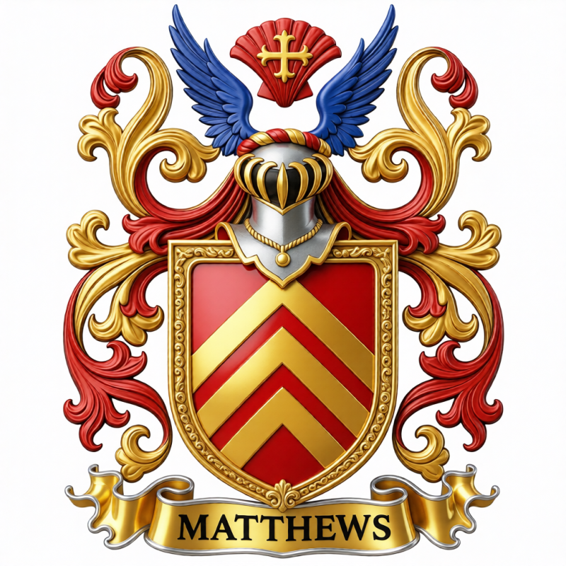Matthews Family Crest - 2

