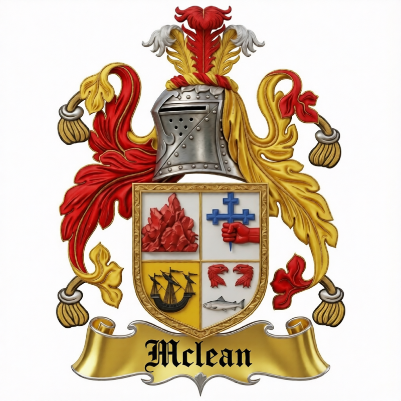 Mclean Family Crest - 3
