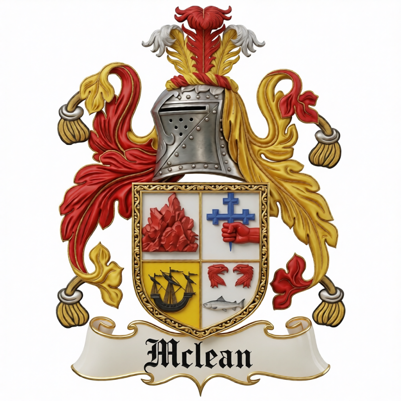 Mclean Family Crest - 5
