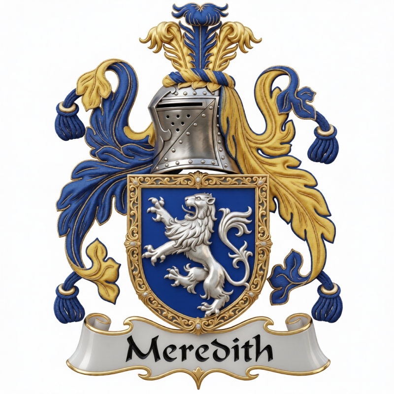 Meredith Family Crest - 3
