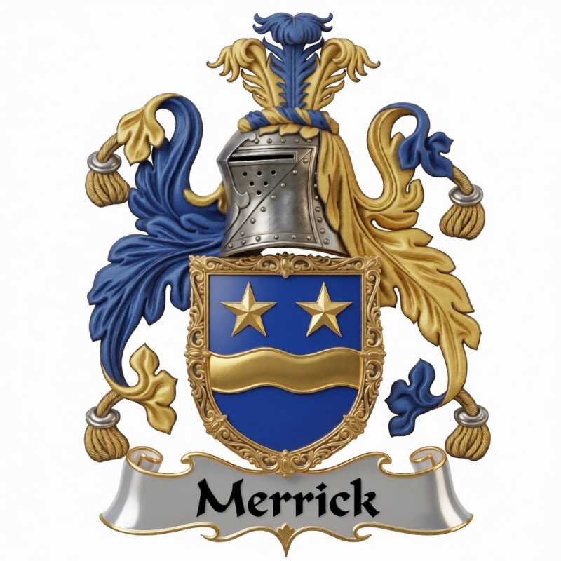 Merrick Family Crest - 4
