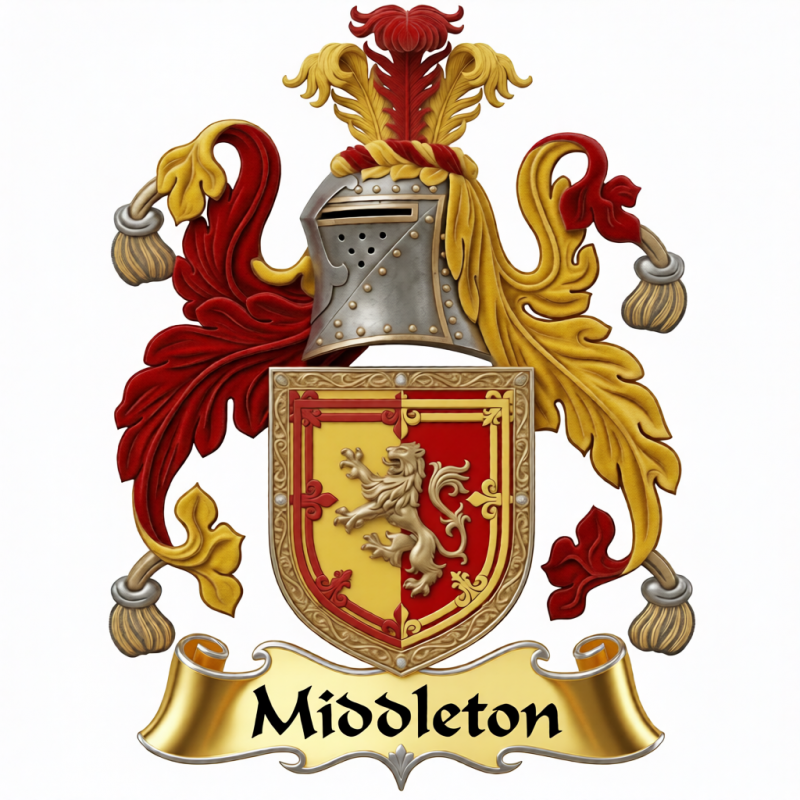 Middleton Family Crest - 1
