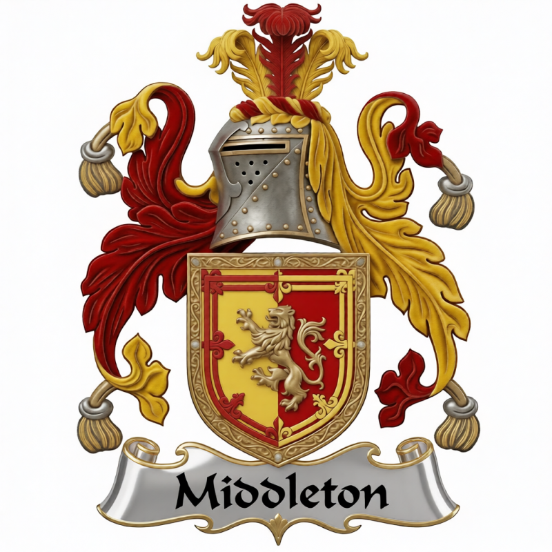 Middleton Family Crest - 4
