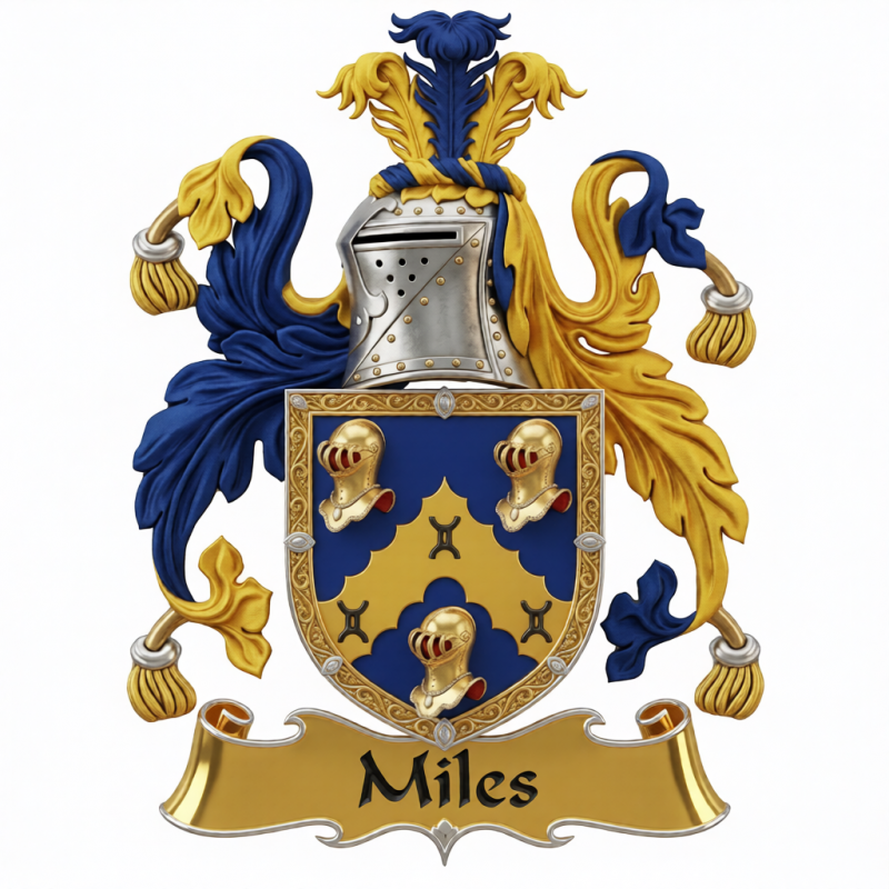 Miles Family Crest - 2
