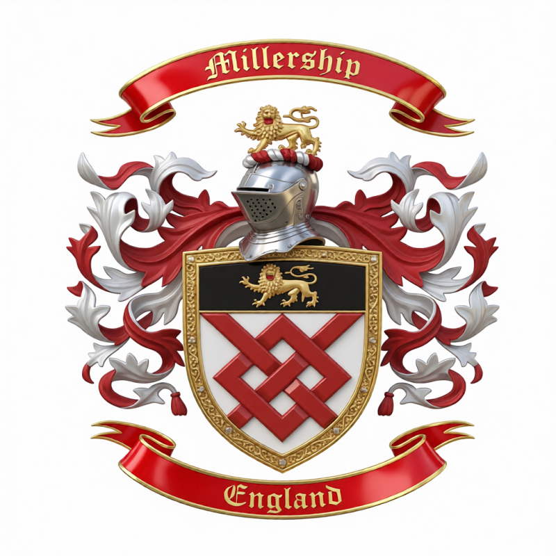 Millership Family Crest - 3
