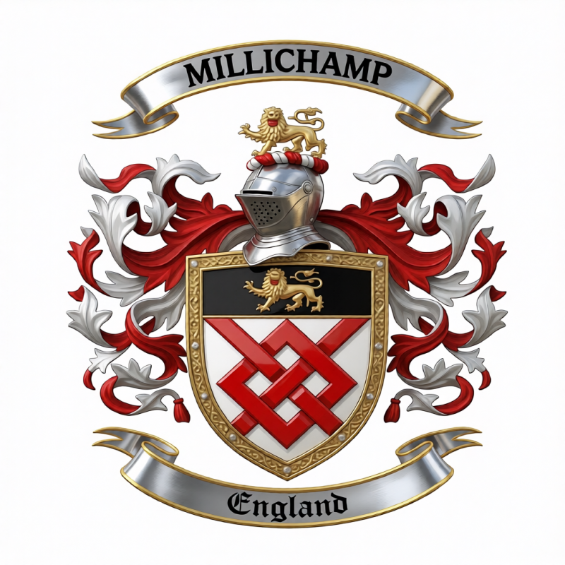 Millichamp Family Crest - 3
