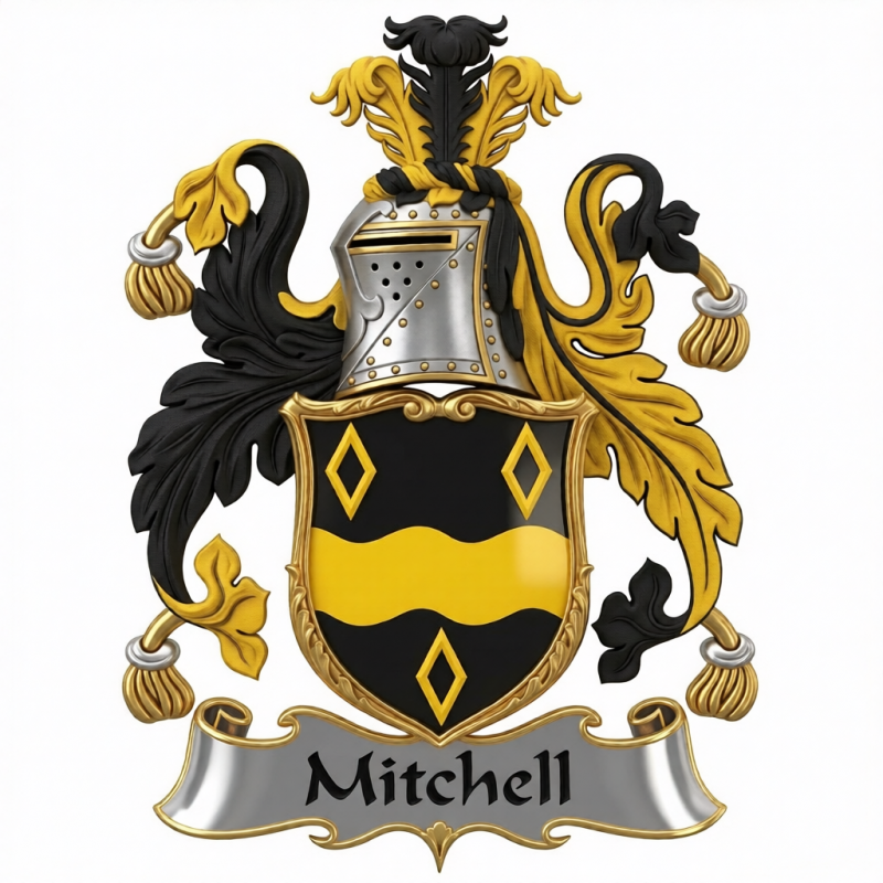 Mitchell Family Crest - 1
