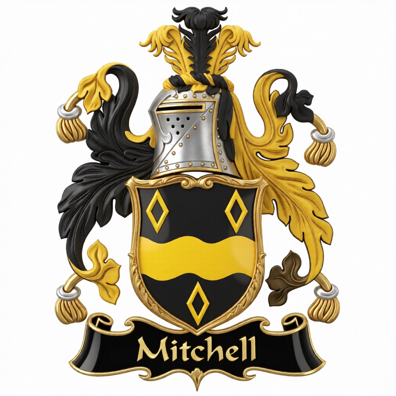 Mitchell Family Crest - 4
