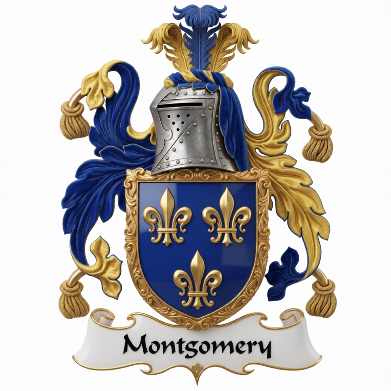 Montgomery Family Crest - 2
