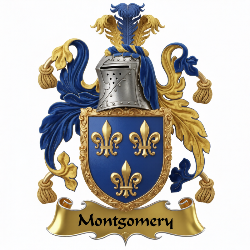 Montgomery Family Crest - 3
