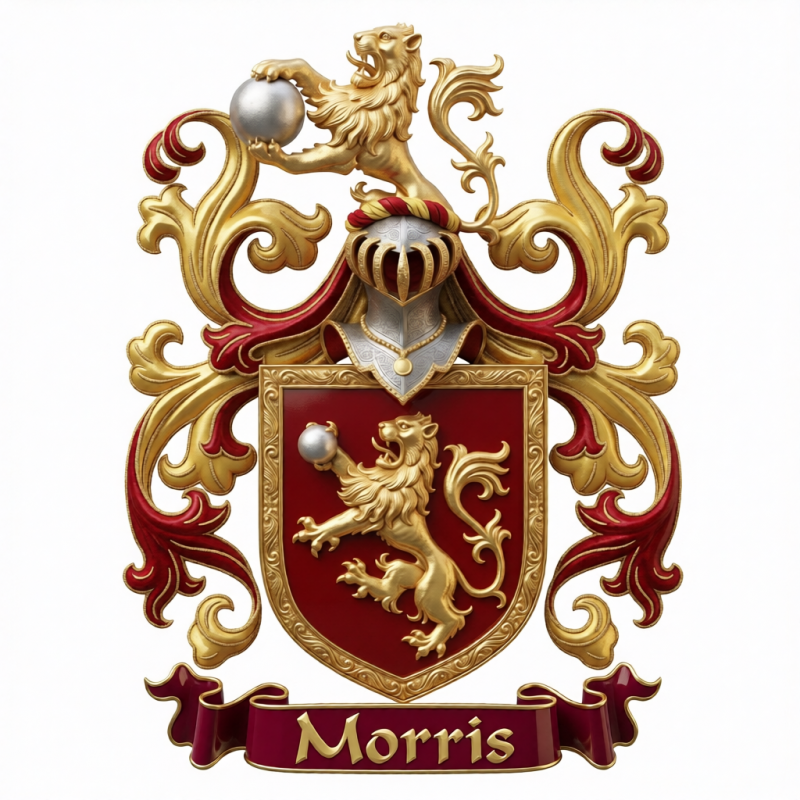 Morris Family Crest - 1
