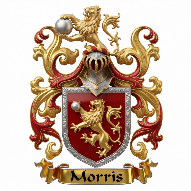 Morris Family Crest - 3

