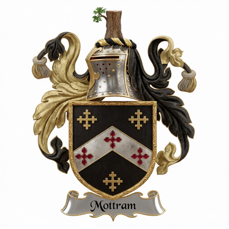 Mottram Family Crest - 1

