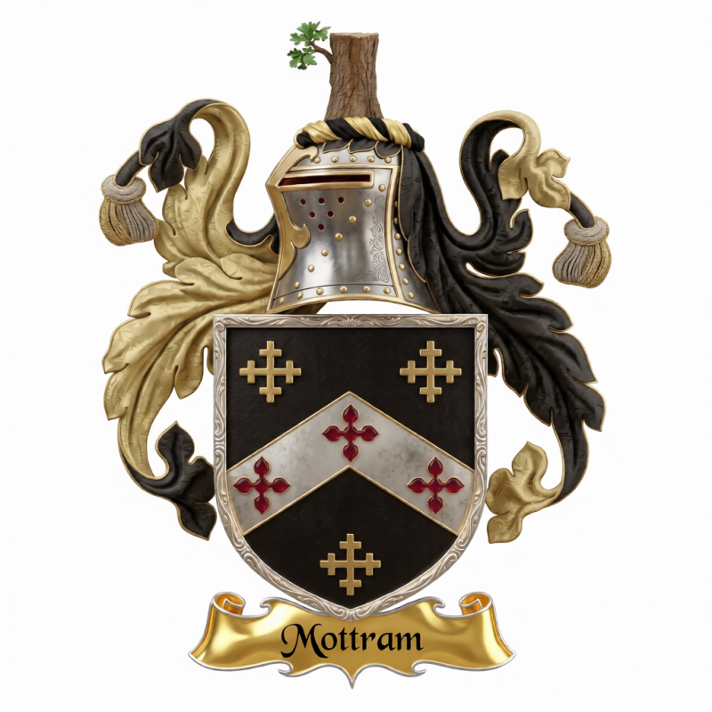 Mottram Family Crest - 2
