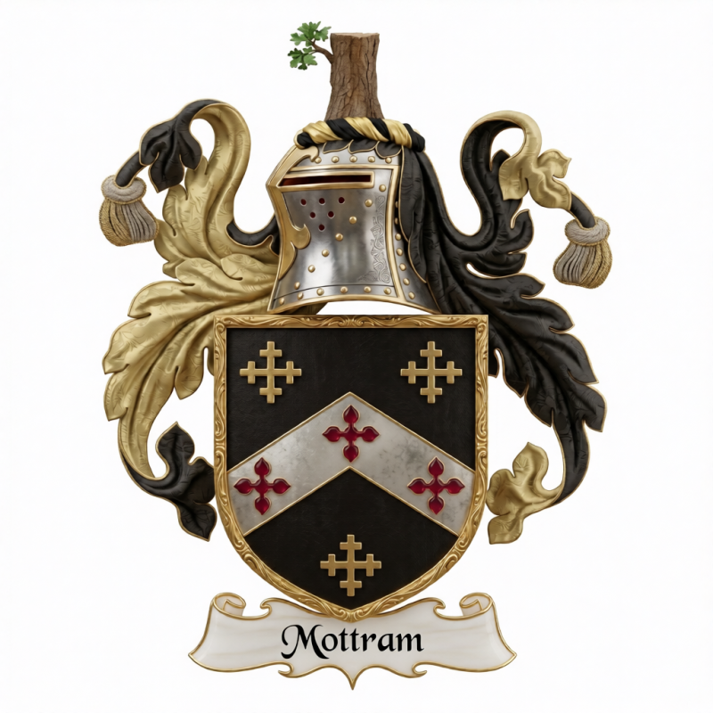 Mottram Family Crest - 3
