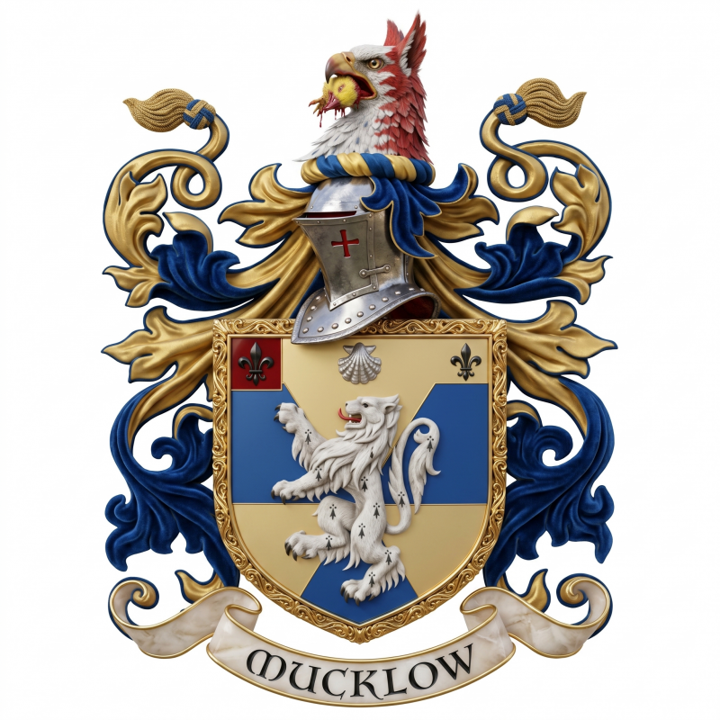 Mucklow Family Crest
