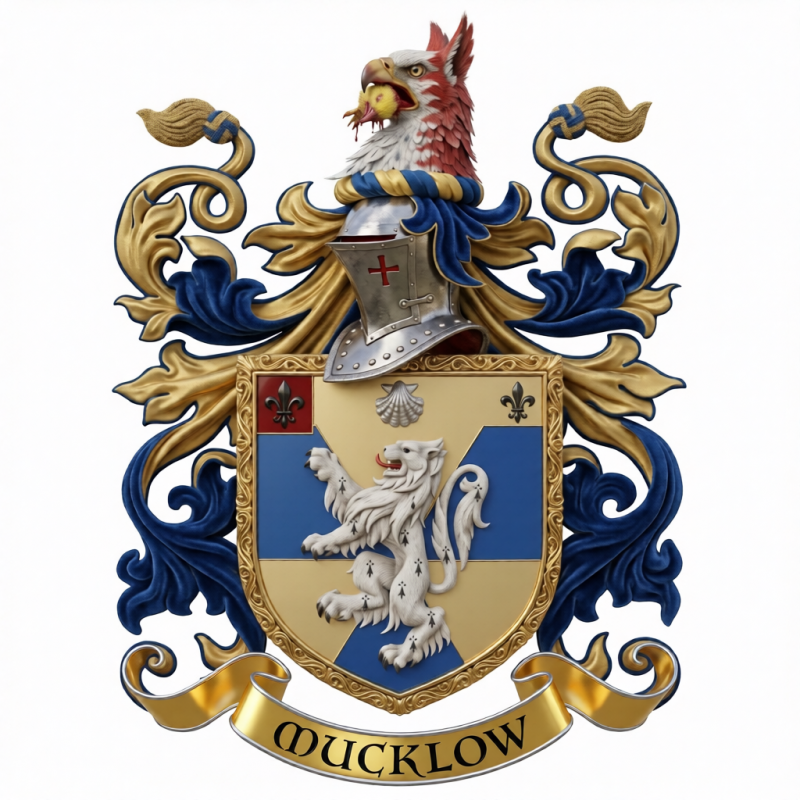 Mucklow Family Crest - 1
