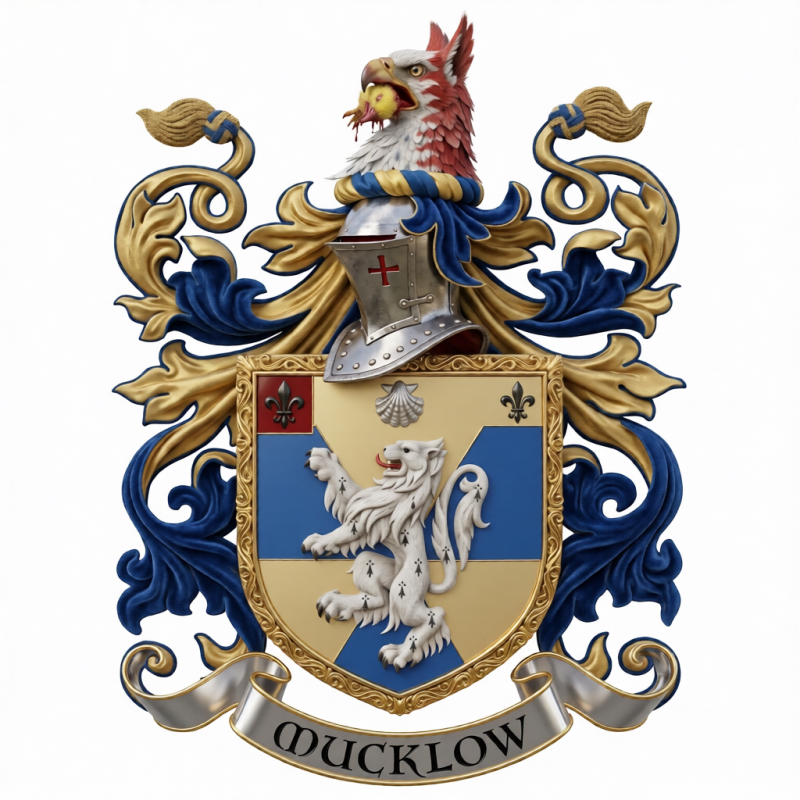 Mucklow Family Crest - 2
