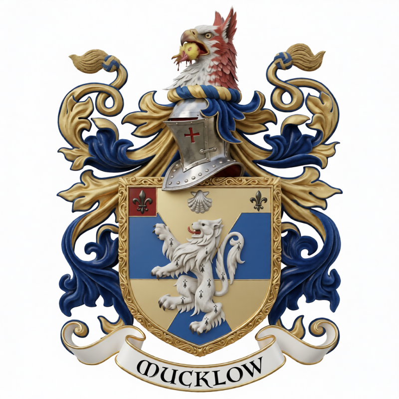 Mucklow Family Crest - 3
