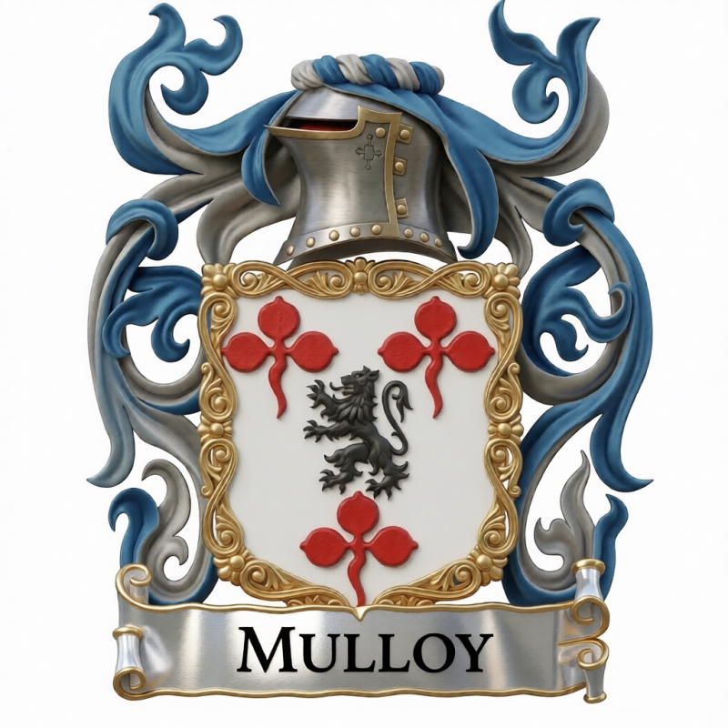 Mulloy Family Crest - 4
