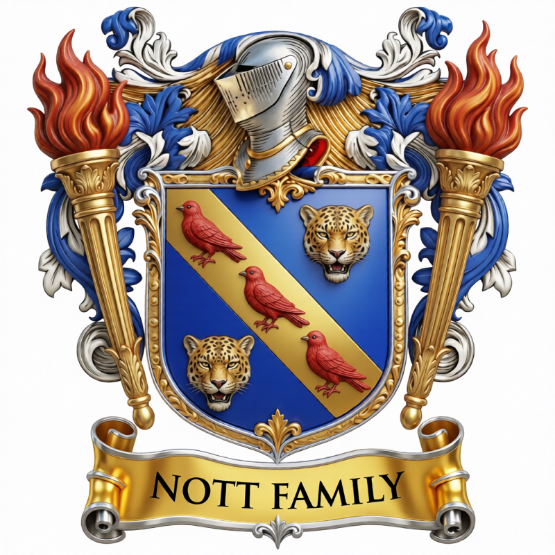 Nott Family Crest - 2
