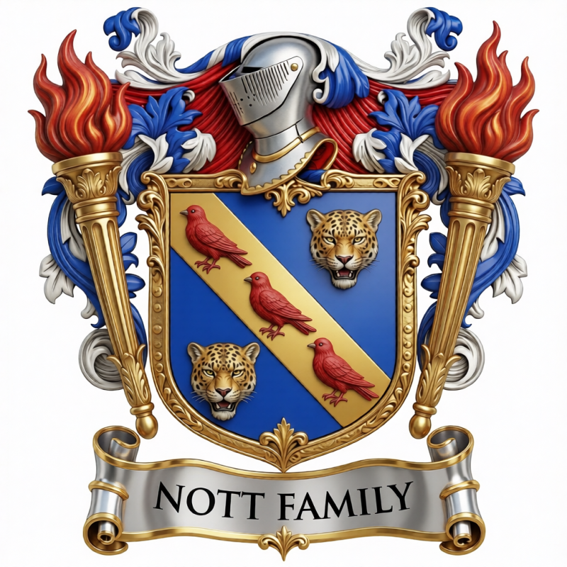 Nott Family Crest - 3
