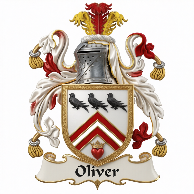 Oliver Family Crest - 3
