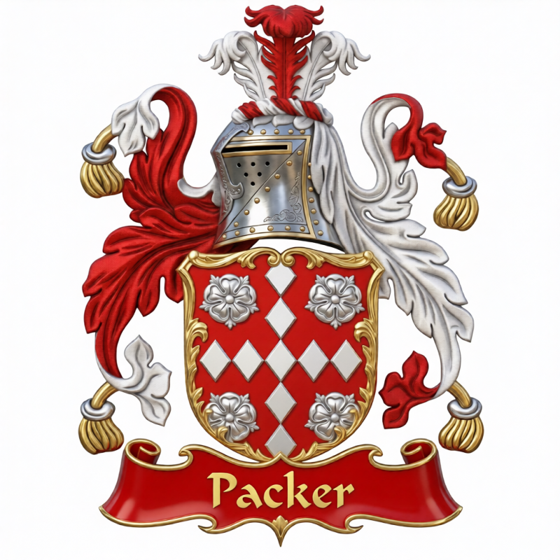 Packer Family Crest - 4
