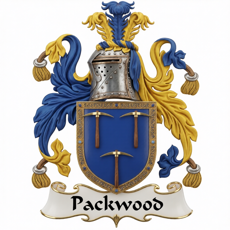 Packwood Family Crest - 4
