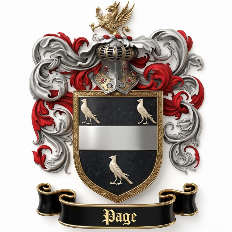 Page Family Crest - 1
