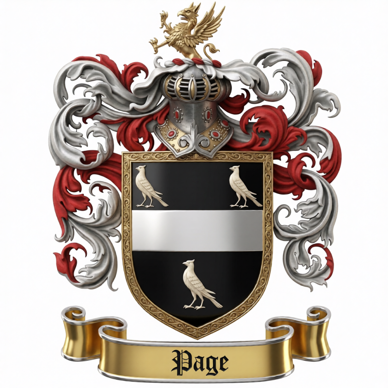 Page Family Crest - 3
