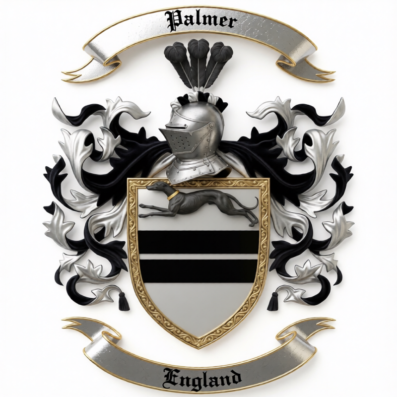 Palmer Family Crest - 3
