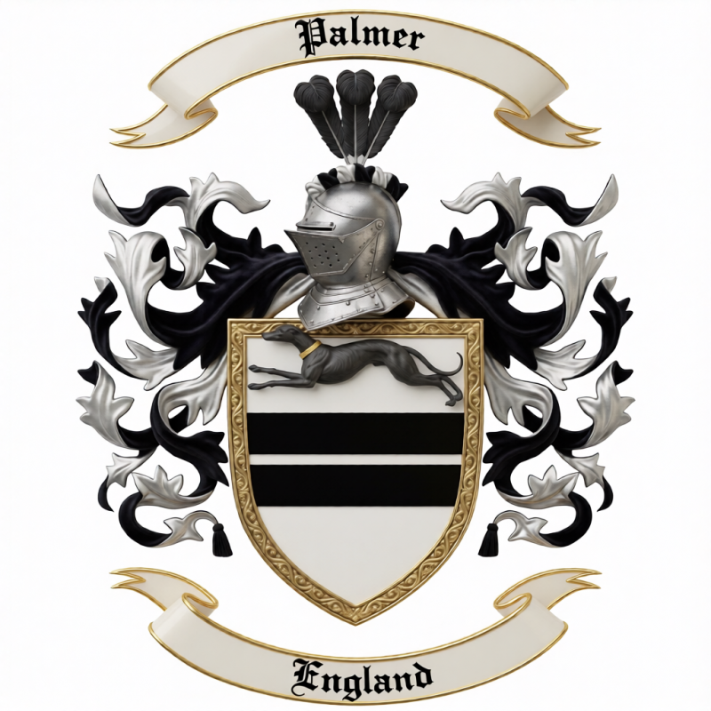 Palmer Family Crest - 4
